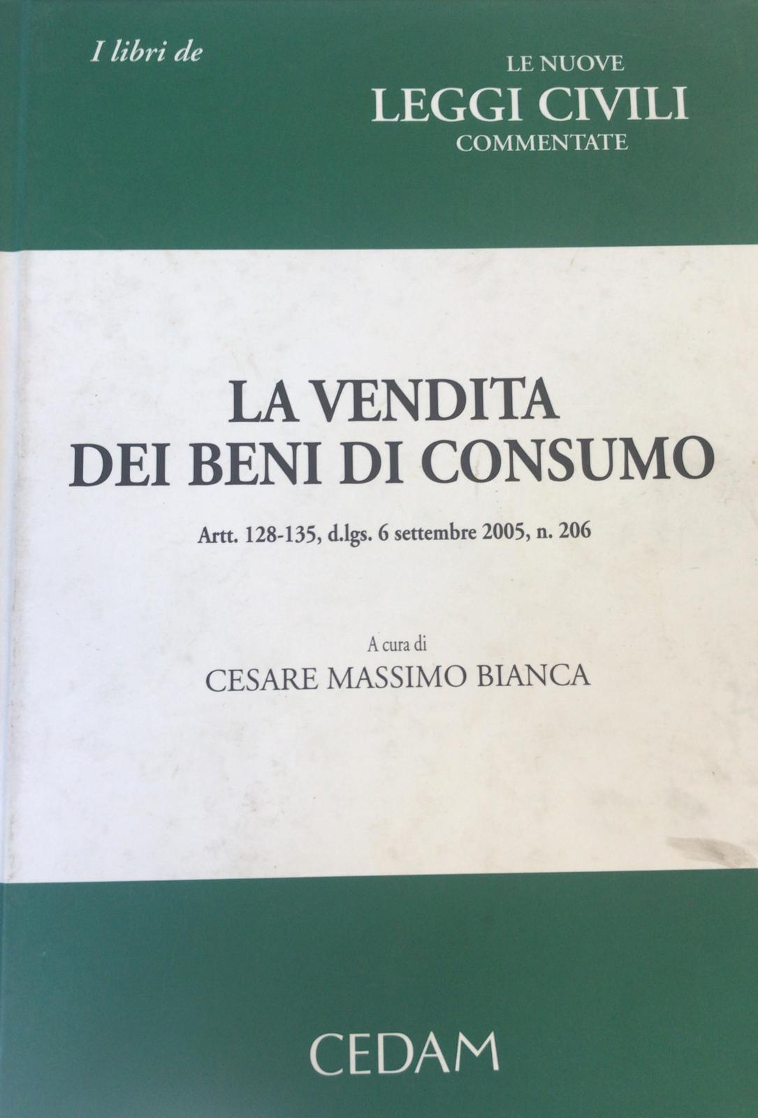 La vendita dei beni di consumo